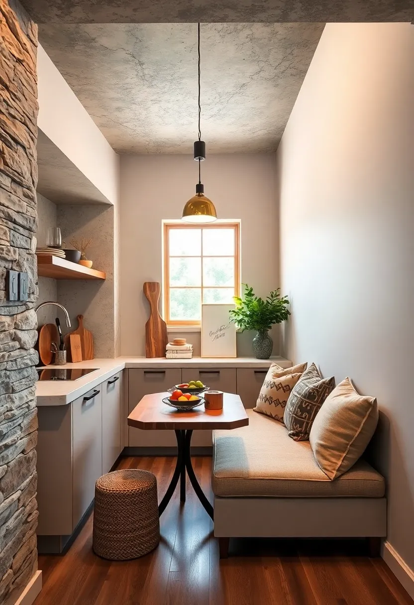 Create an under-stairs ⁤breakfast nook with cushioned seating and ⁤storage beneath