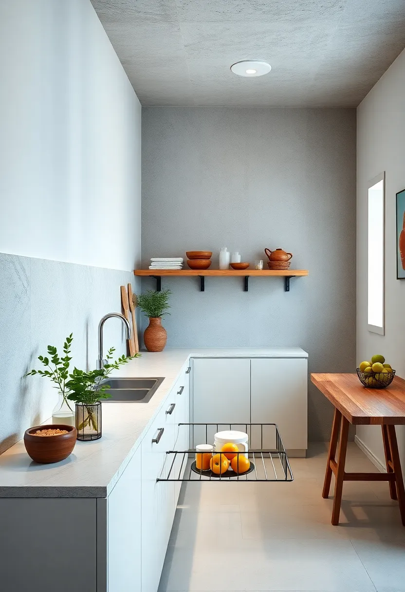 install ⁣a compact dish rack that folds away when not ​in use