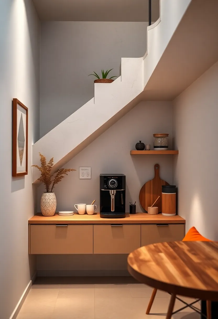 Convert the area into ‍a coffee⁤ or ‌tea station with a‍ compact espresso machine and storage ⁣for mugs