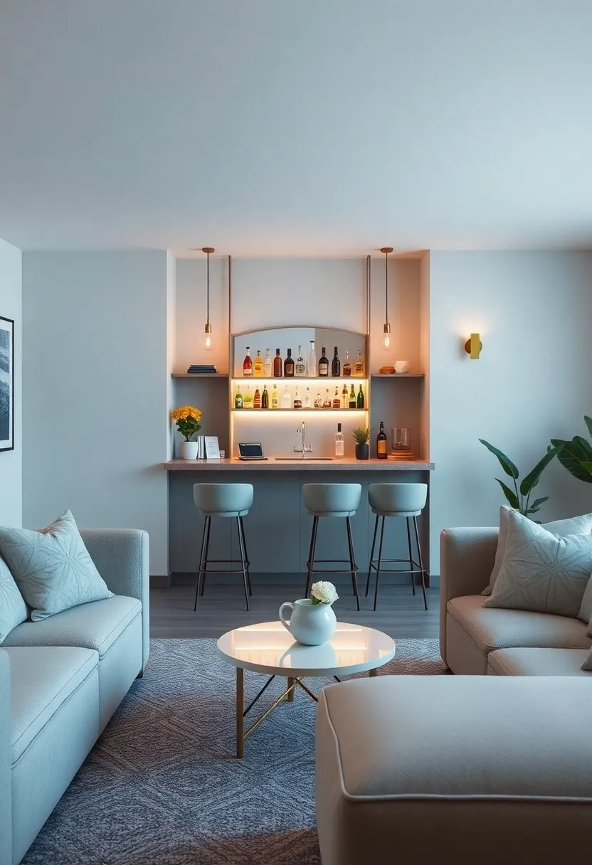 Creative ‍Layouts for Small living Room Bars that Inspire Social⁣ Gatherings