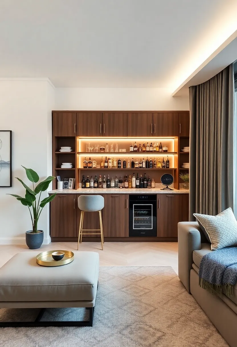 Chic Bar Cabinet⁣ Solutions that ⁢Enhance the Aesthetics of Your Living Space