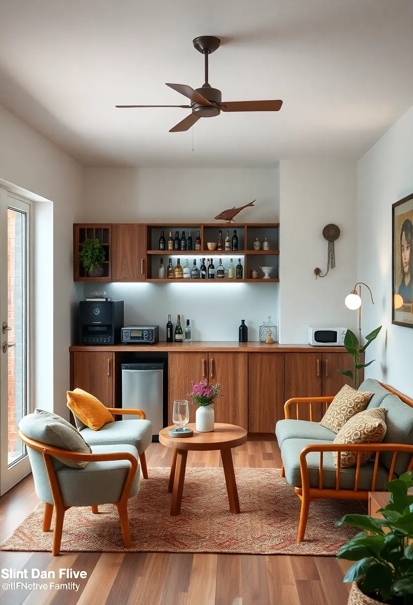 Utilizing Vertical space: Smart ⁤Shelving for Bar Essentials in a Cozy Living Room