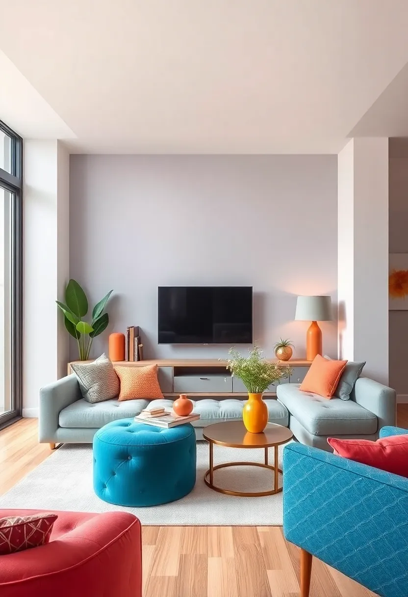 Colorful Accents: ‍Infusing⁢ Life and Energy ⁤into Your‌ Living Room