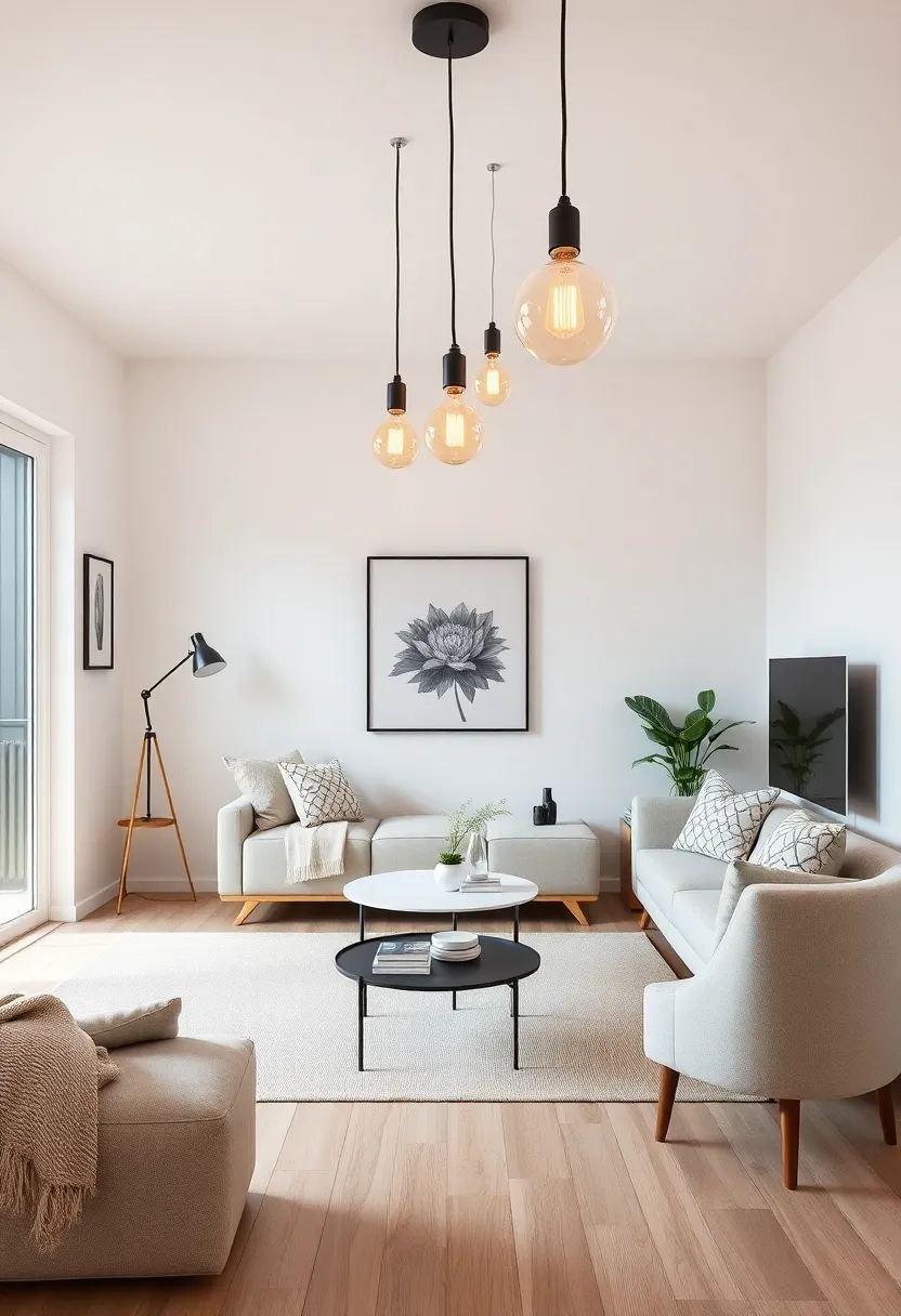 Eye-Catching Bulbs: Experiment with decorative light bulbs, like Edison-style, to bring character and vintage charm to your minimalist lighting