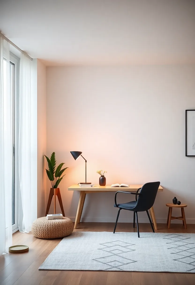 Minimalist Desk Lamp: Choose a sleek desk lamp for reading corners that offers practicality while keeping aesthetics in mind