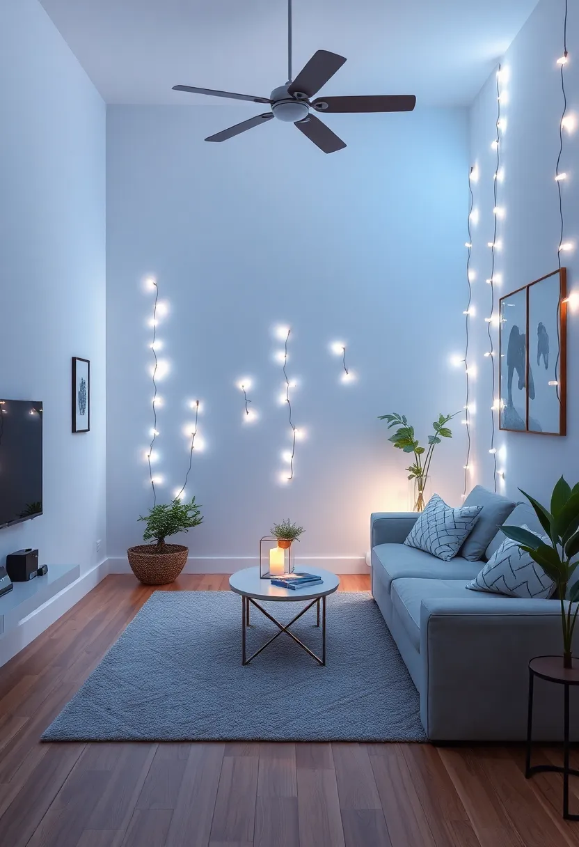 Soft Glow with Fairy Lights: Drape fairy lights in unexpected places for a whimsical touch that adds a cozy atmosphere