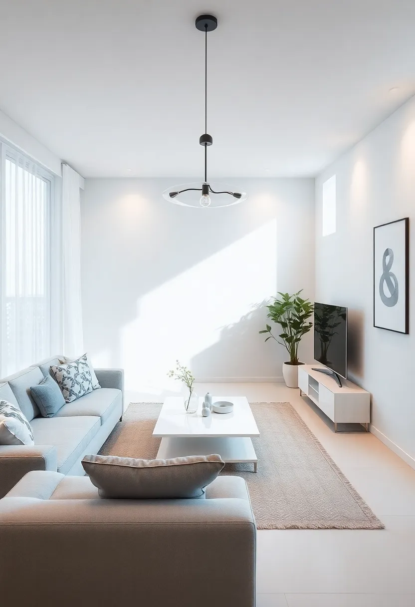 Glass Elements: Choose lighting fixtures with glass components to reflect light and create an illusion of a larger space