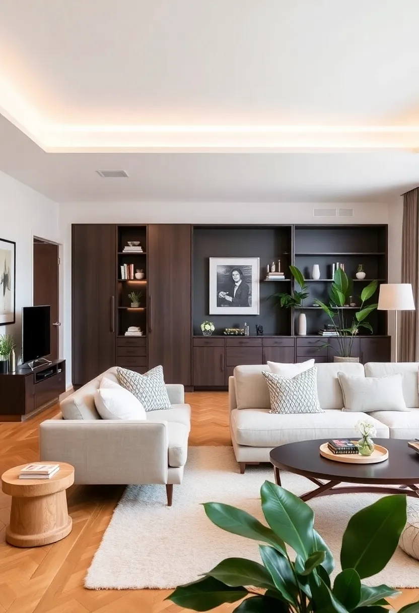 Utilize the Corners: Create cozy nooks with corner shelves or furniture to make the most of every inch of available space