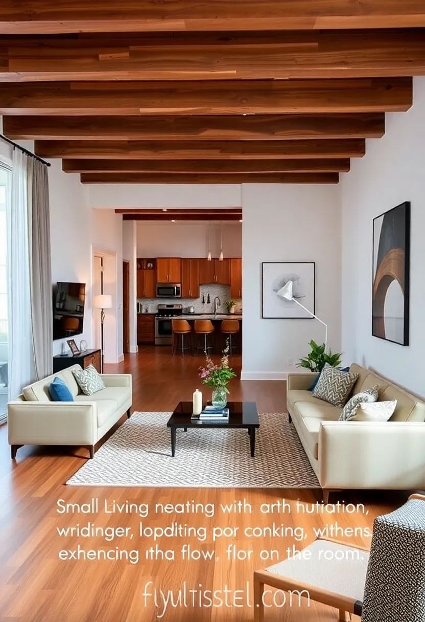 Create Zones with Furniture Arrangement: Arrange seating to delineate areas for lounging,working,or dining,enhancing the flow of the room