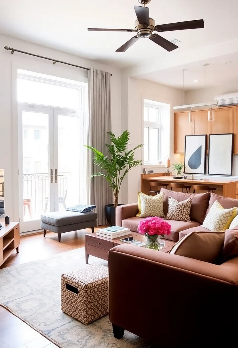 Incorporate Hidden Storage: Use furniture that doubles as storage, like coffee tables with hidden compartments or decorative bins