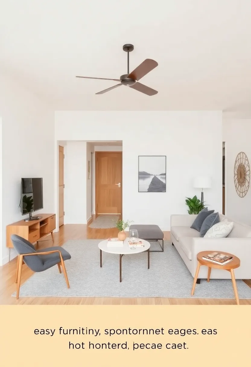 Use Soft, Rounded Edges: Select furniture with rounded edges to create a soft and flowing aesthetic that encourages movement through the space