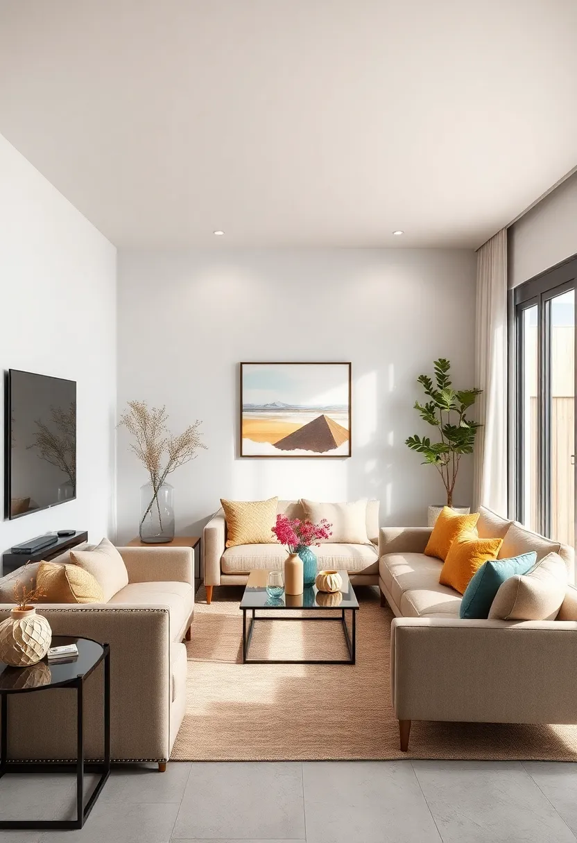 Minimalist Scandinavian ⁢Style with Clean lines and Warm Wood Tones ‌for‌ Small Living Areas