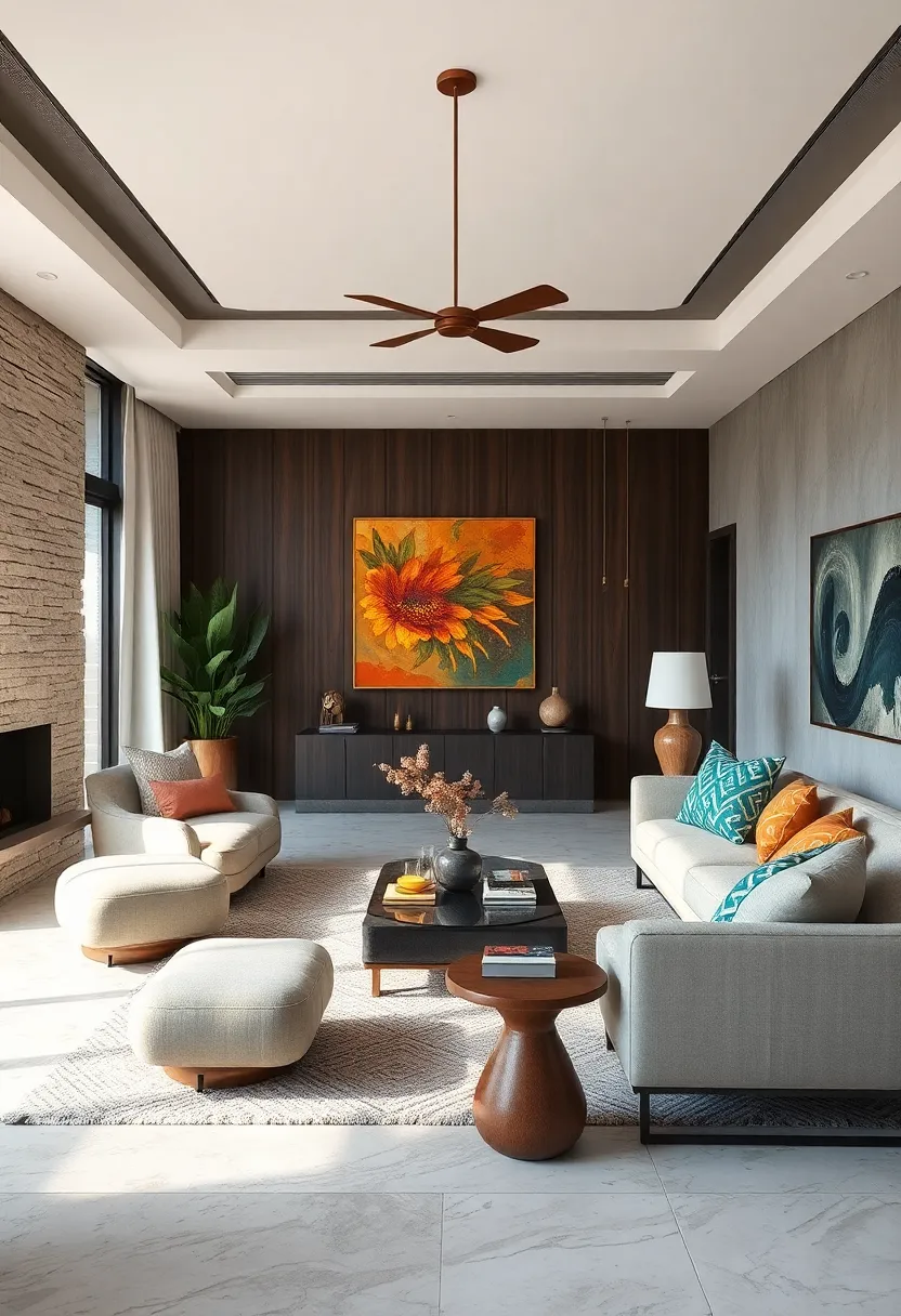 Showcasing Artistic Statement ⁤Pieces as Focal Points‌ to‌ Elevate Small Living Room Style