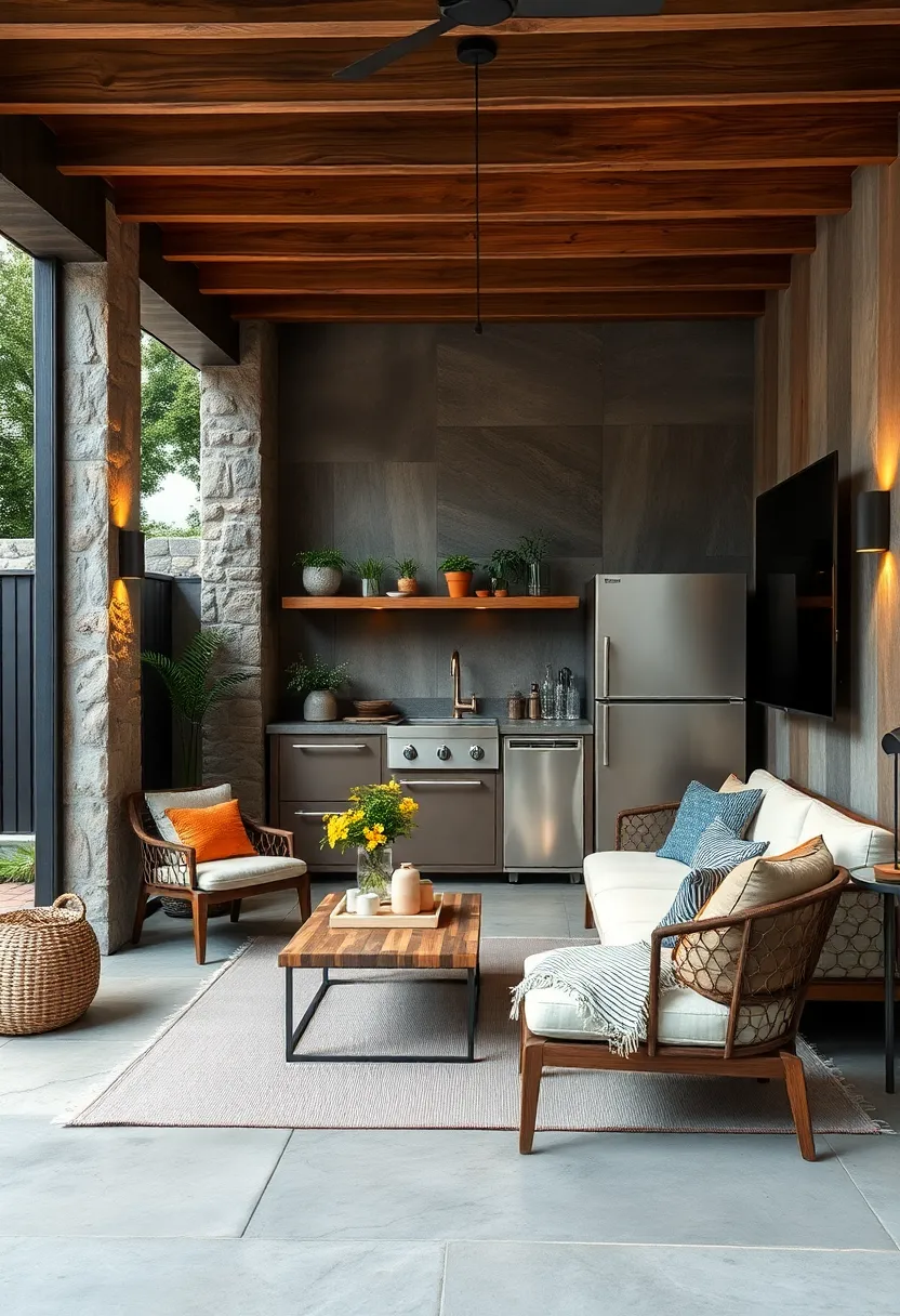 Portable Outdoor Kitchen on Wheels for Flexibility and Mobility