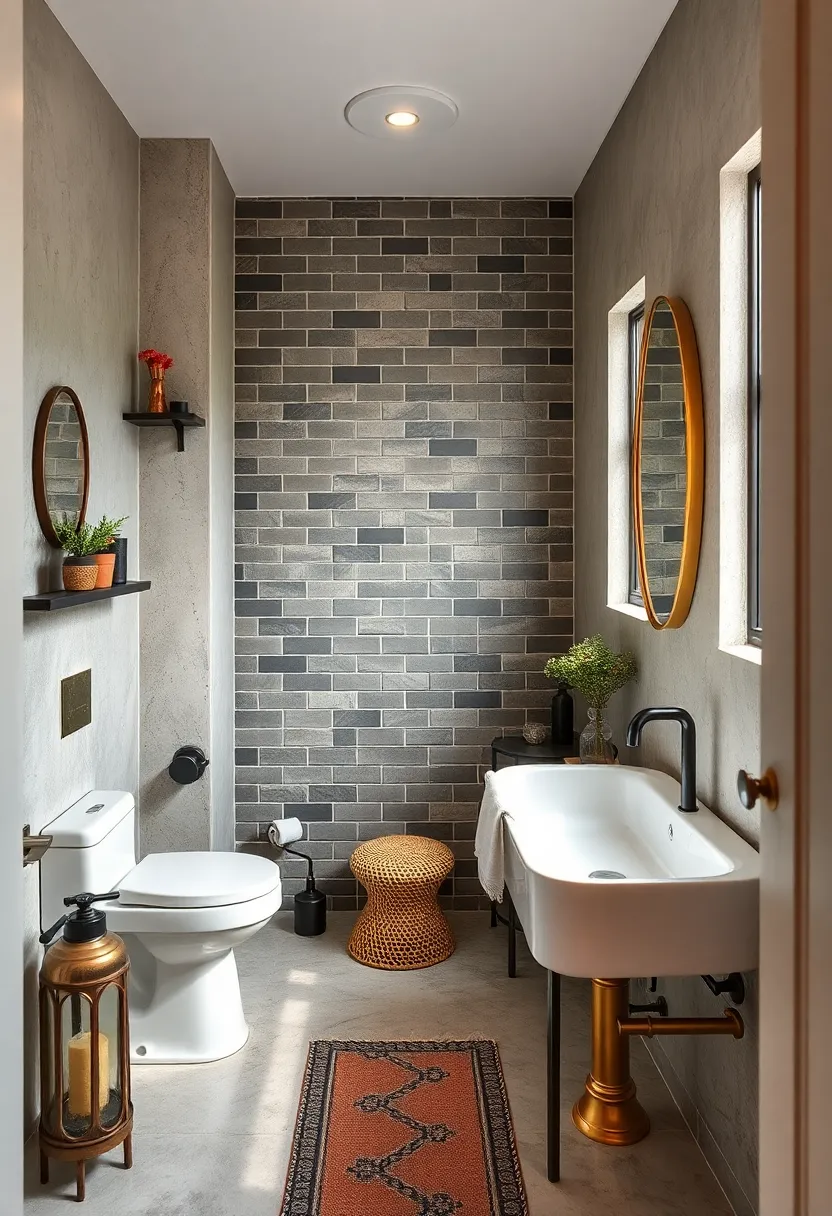 choose brass fixtures with matte black accents to bring warmth and a modern ‍edge