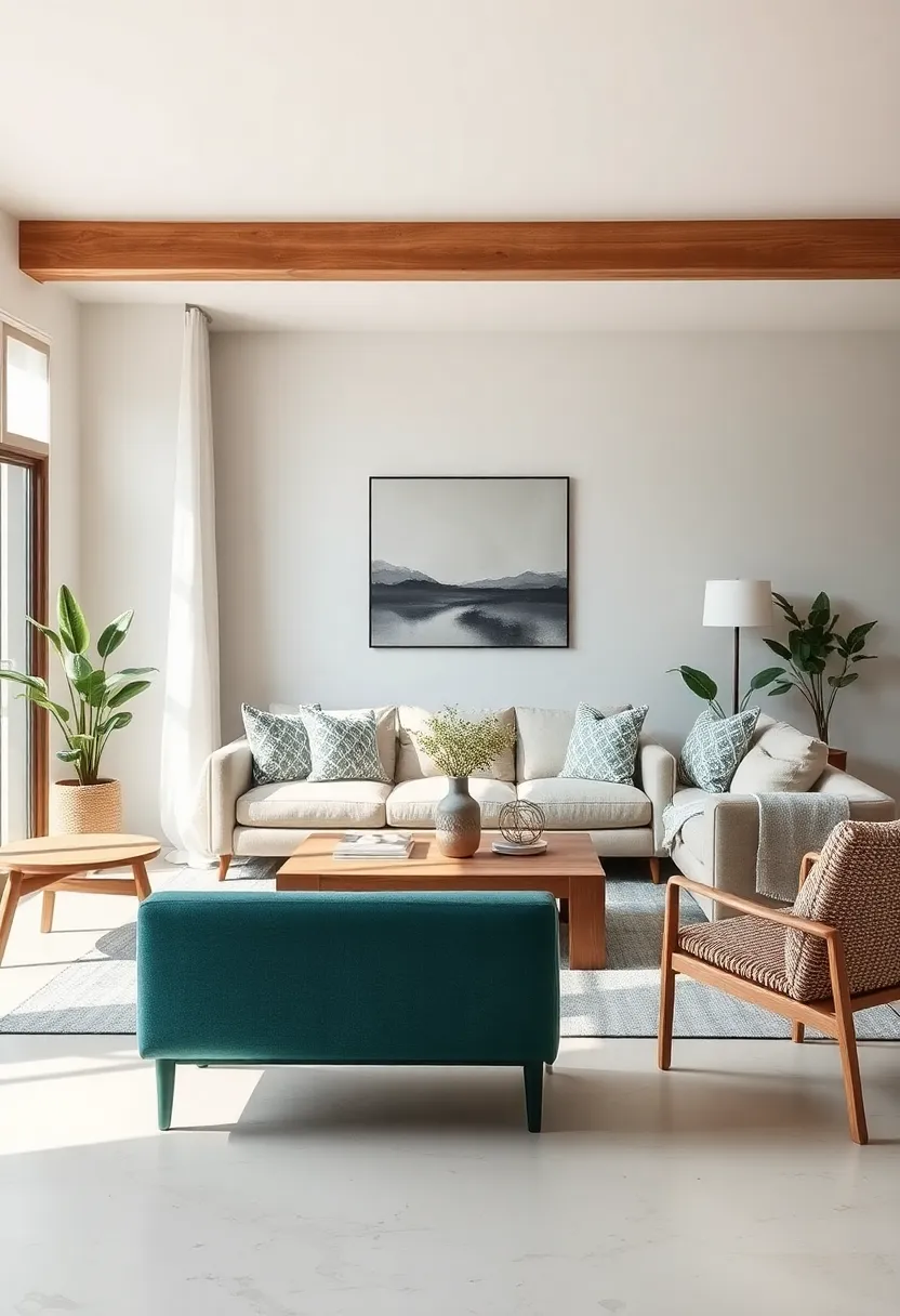 embrace Nature: incorporate reclaimed wood furniture that showcases the beauty of imperfections while providing a rustic charm