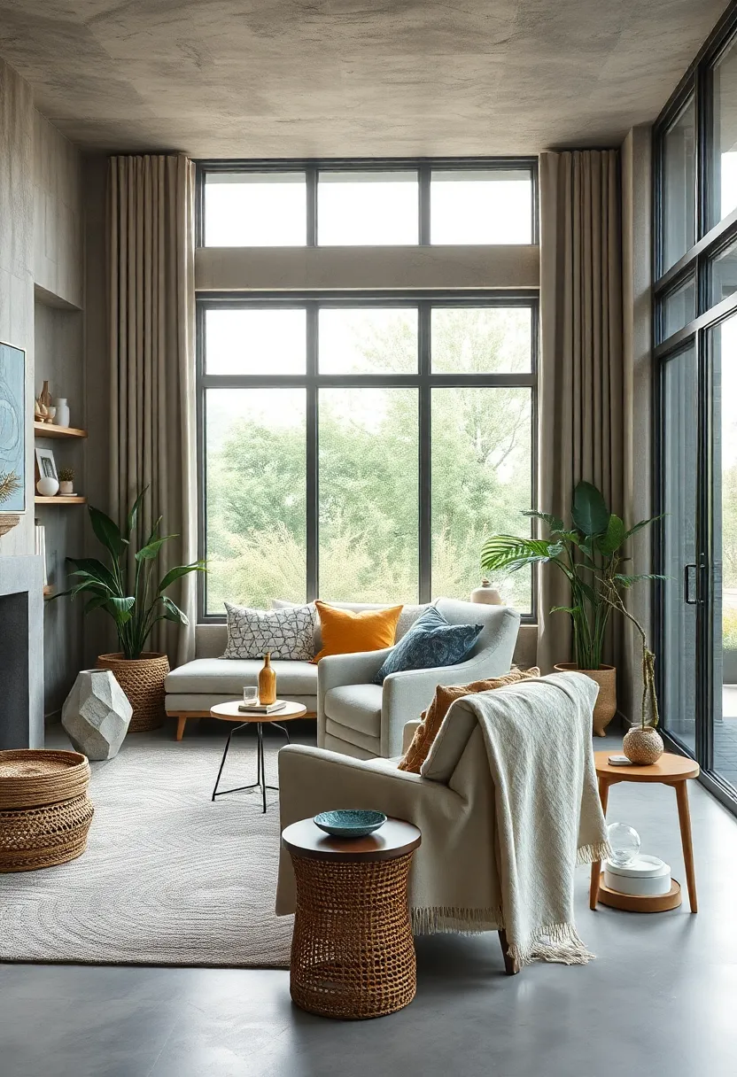 Create a cozy reading nook with a sustainably sourced armchair and organic cotton throw