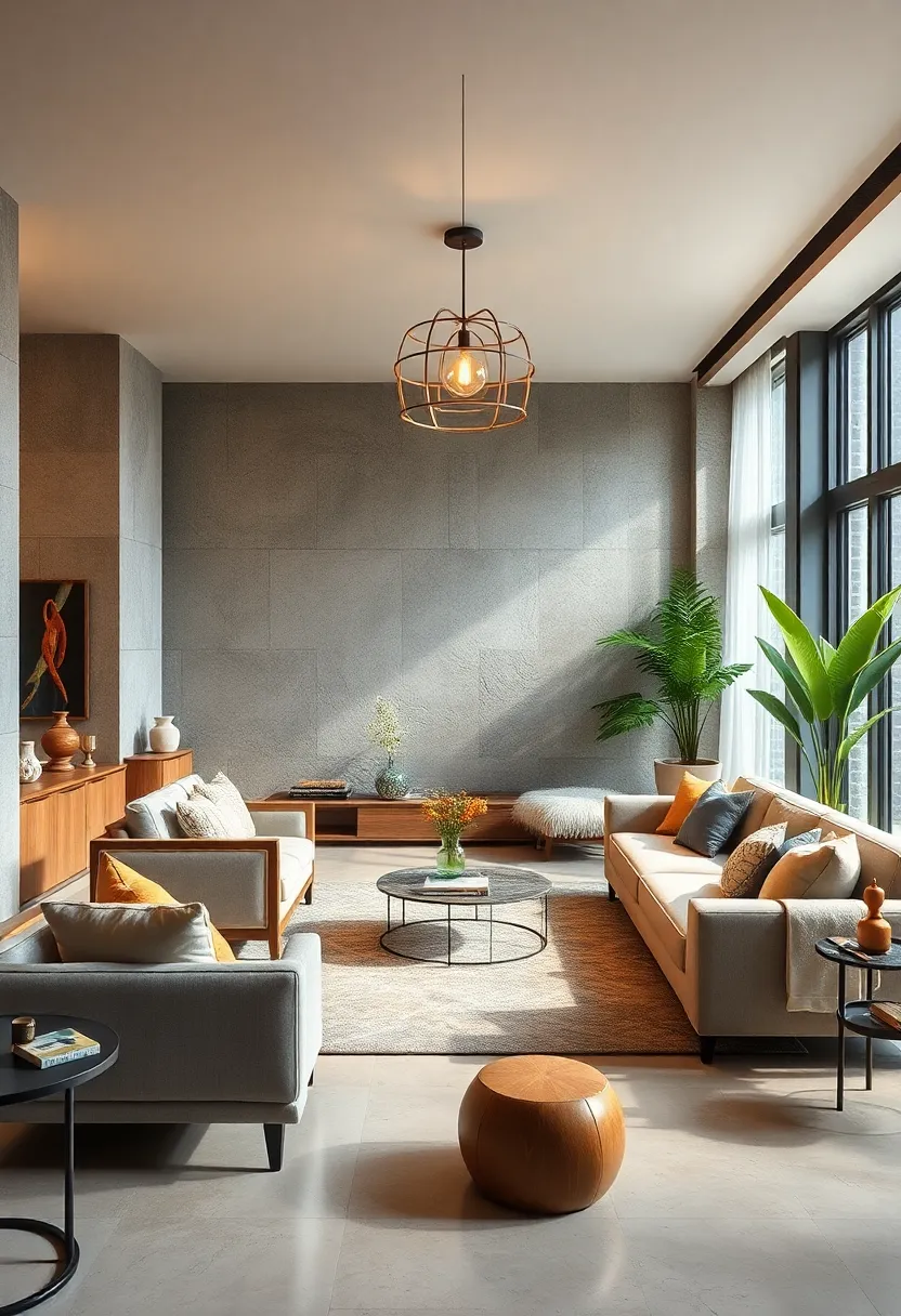 Incorporate a jute or sisal area rug that adds texture while being biodegradable and renewable