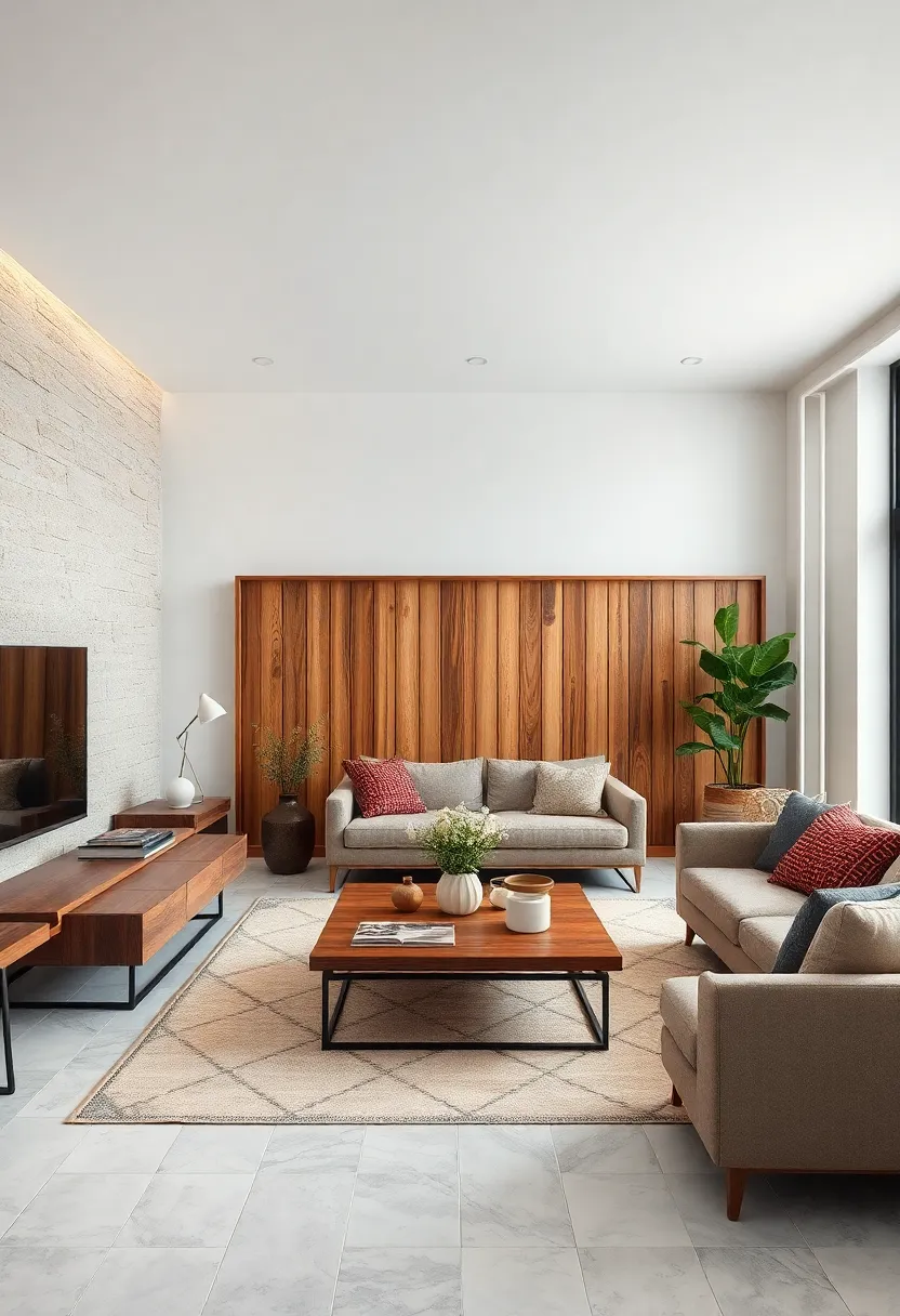 Go for a foldable wooden room divider that can be easily moved and made from renewable resources