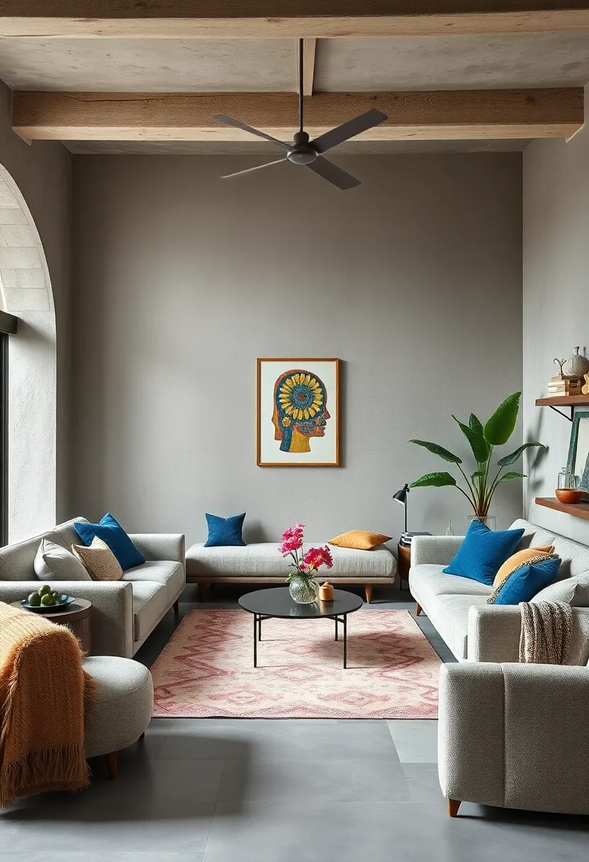 Pick cushions and throws made from recycled fabrics to cozy up your space sustainably