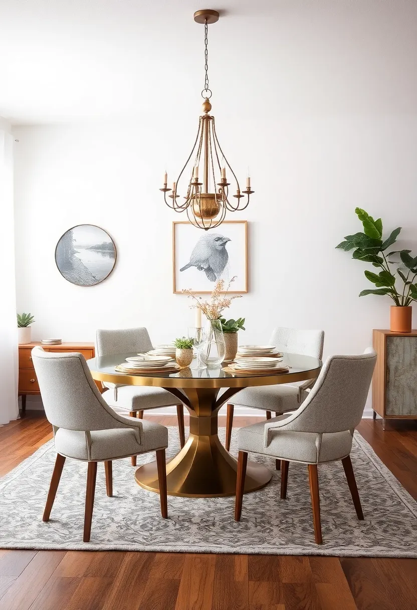 Glam Up Your Dining Room With Repurposed thrift Shop Items