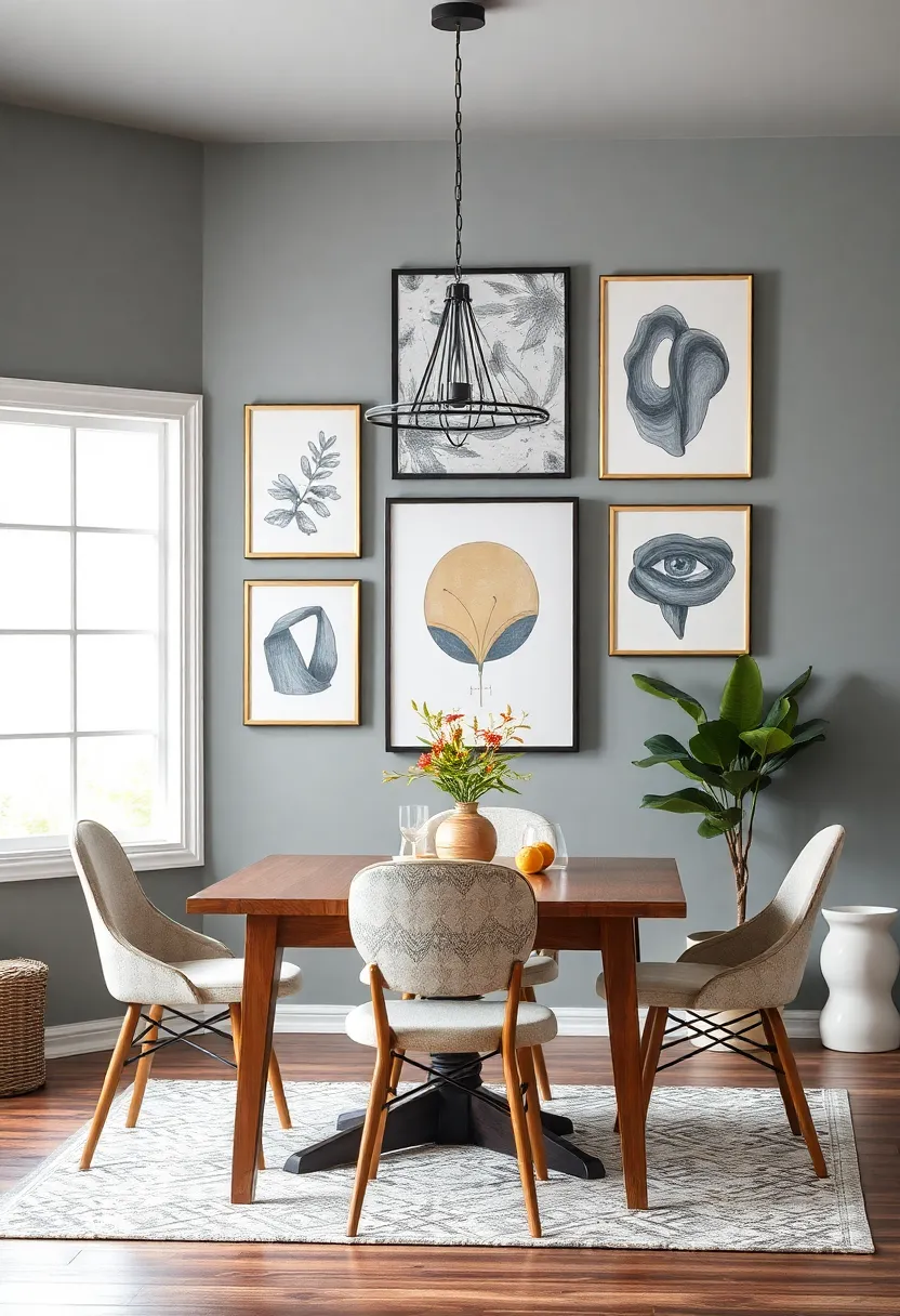Unusual Thrifted Wall Art: Adding Personality to Your Dining Area