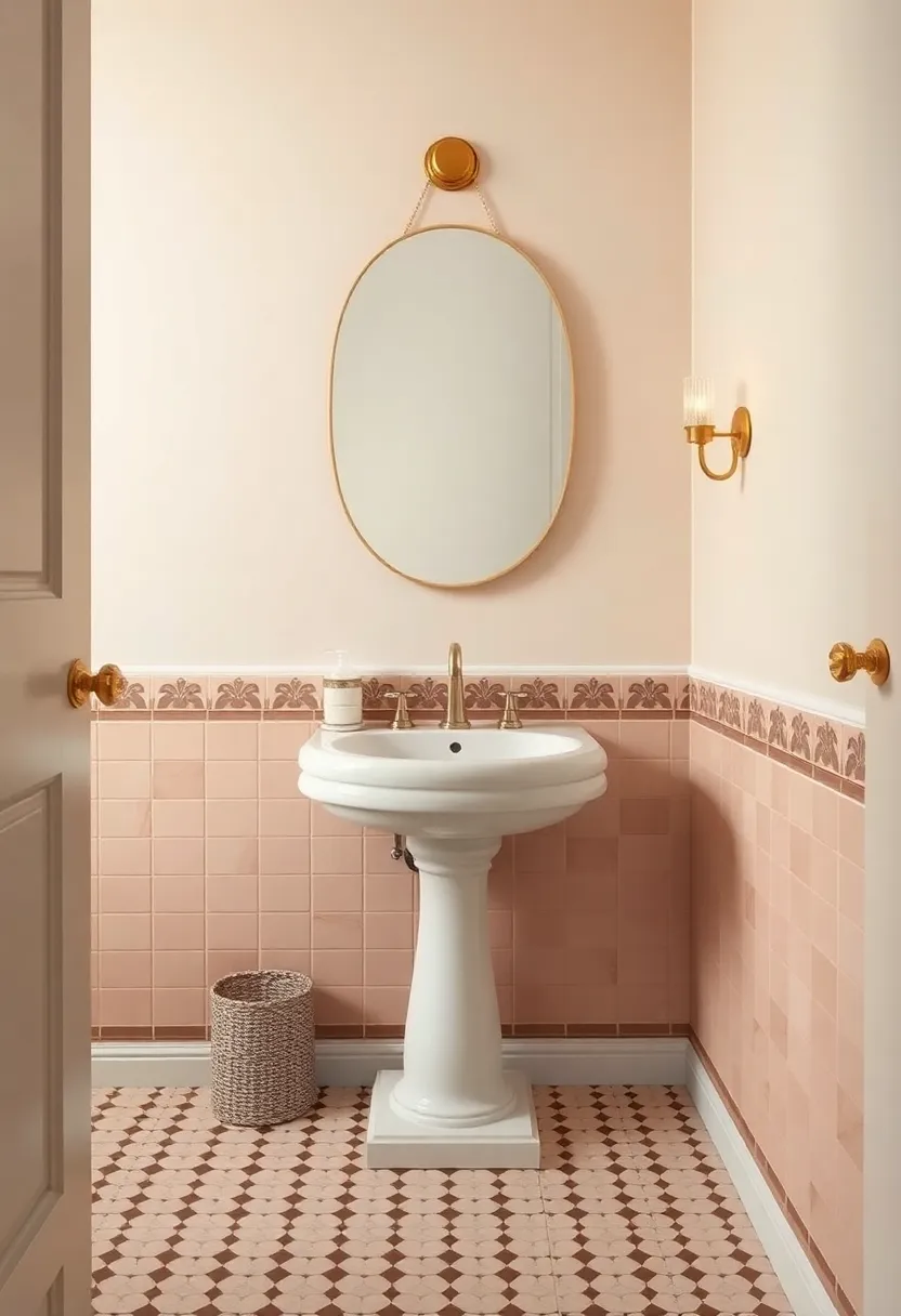 Embracing Retro Patterns in Bathroom ​Decor