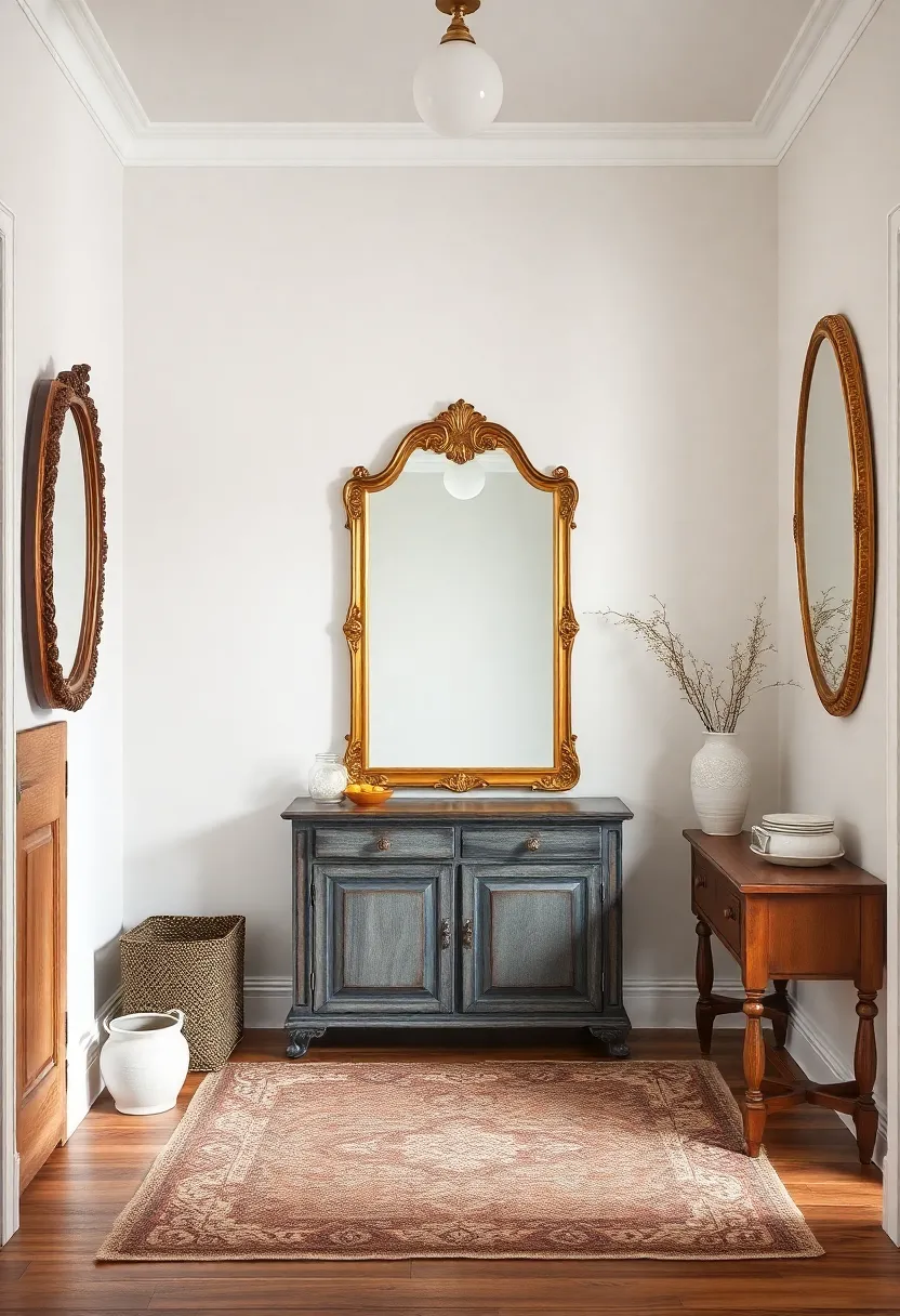 Creating a Personalized Entryway with Unique Antique Mirror Finds