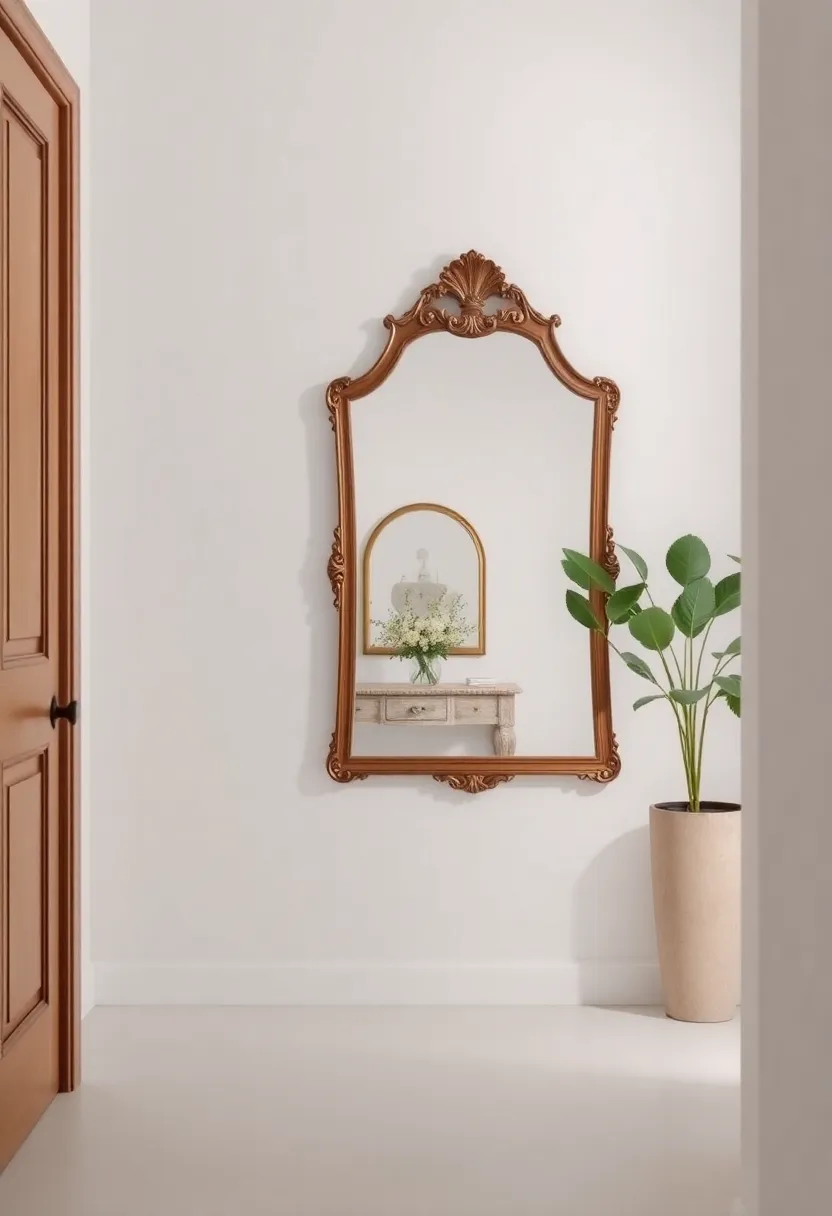designing a Focal Point: How to Feature a Bold Antique Mirror