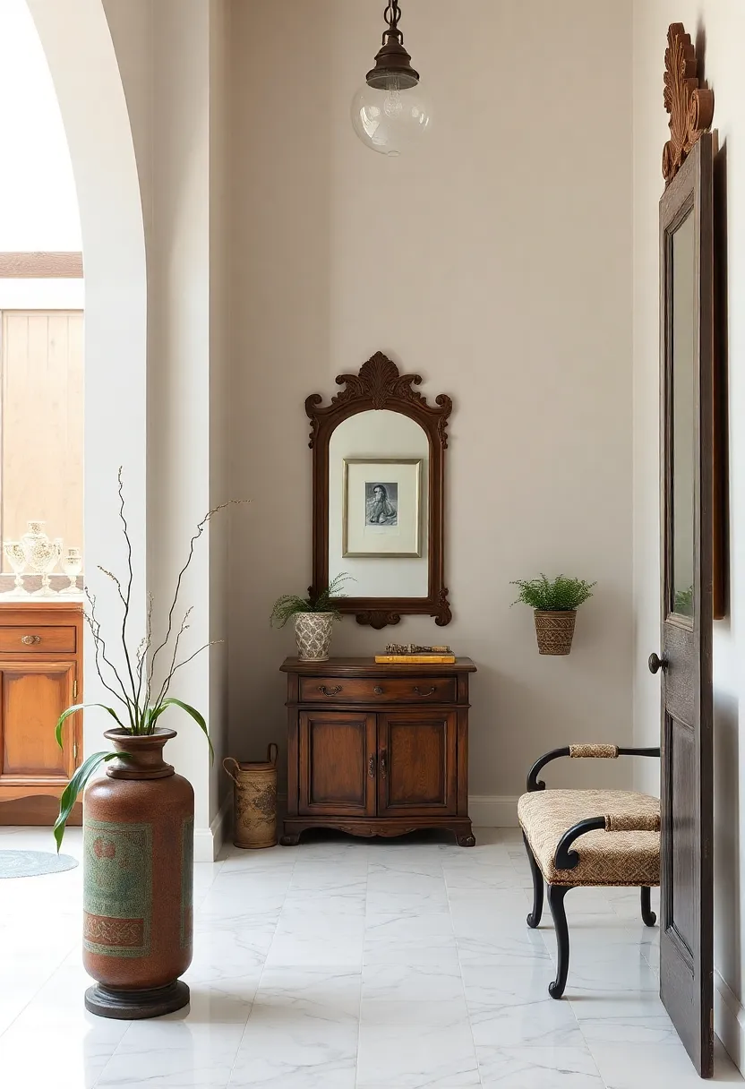 Emphasizing the Old-World Charm of Vintage Visages in Modern Homes