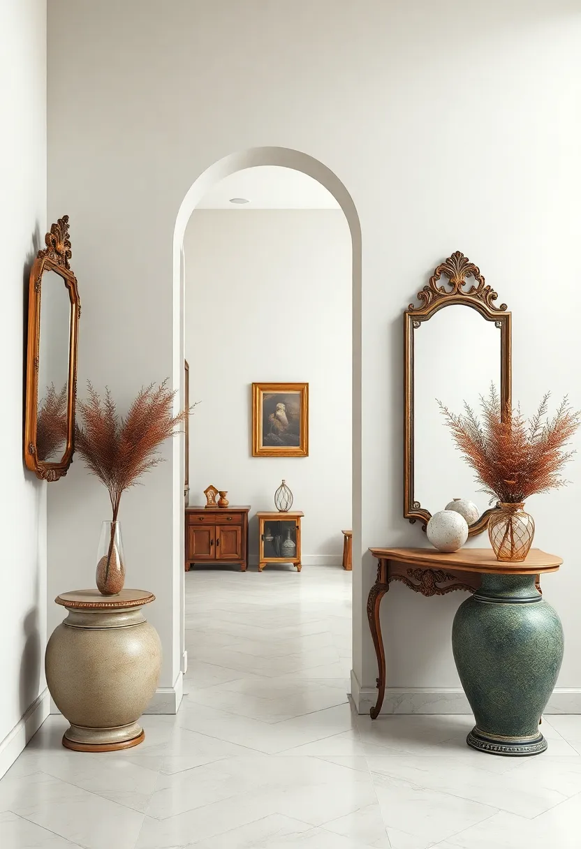 Fusion of Cultures: International Styles of Vintage Mirror Entryways