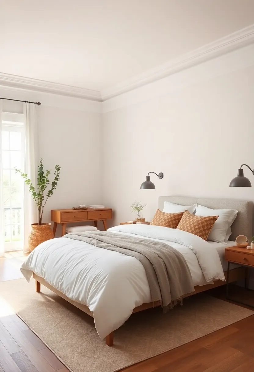 Crisp Snow White⁣ – A pure and bright shade that instantly opens up your ⁢bedroom, making it feel airy and clean