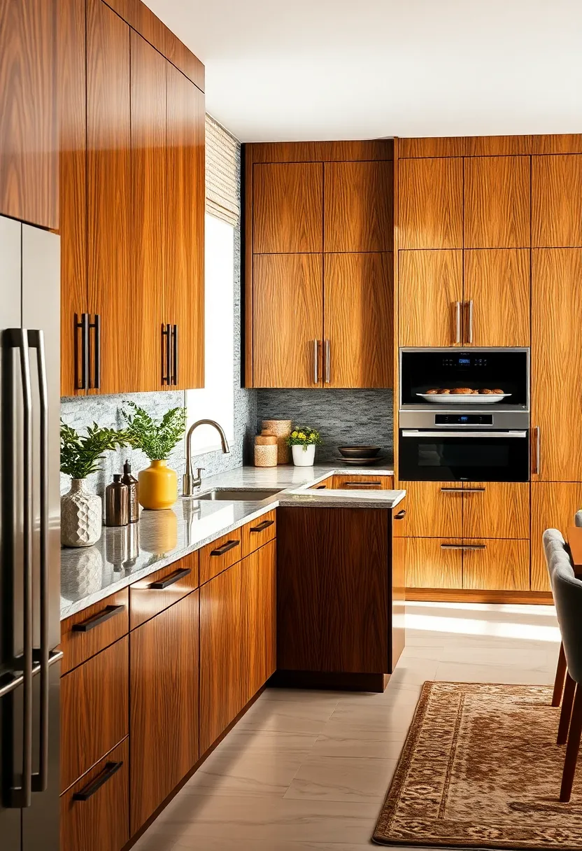 Custom Designed zebrawood Cabinets with High Gloss Finish for Bold Statement Spaces