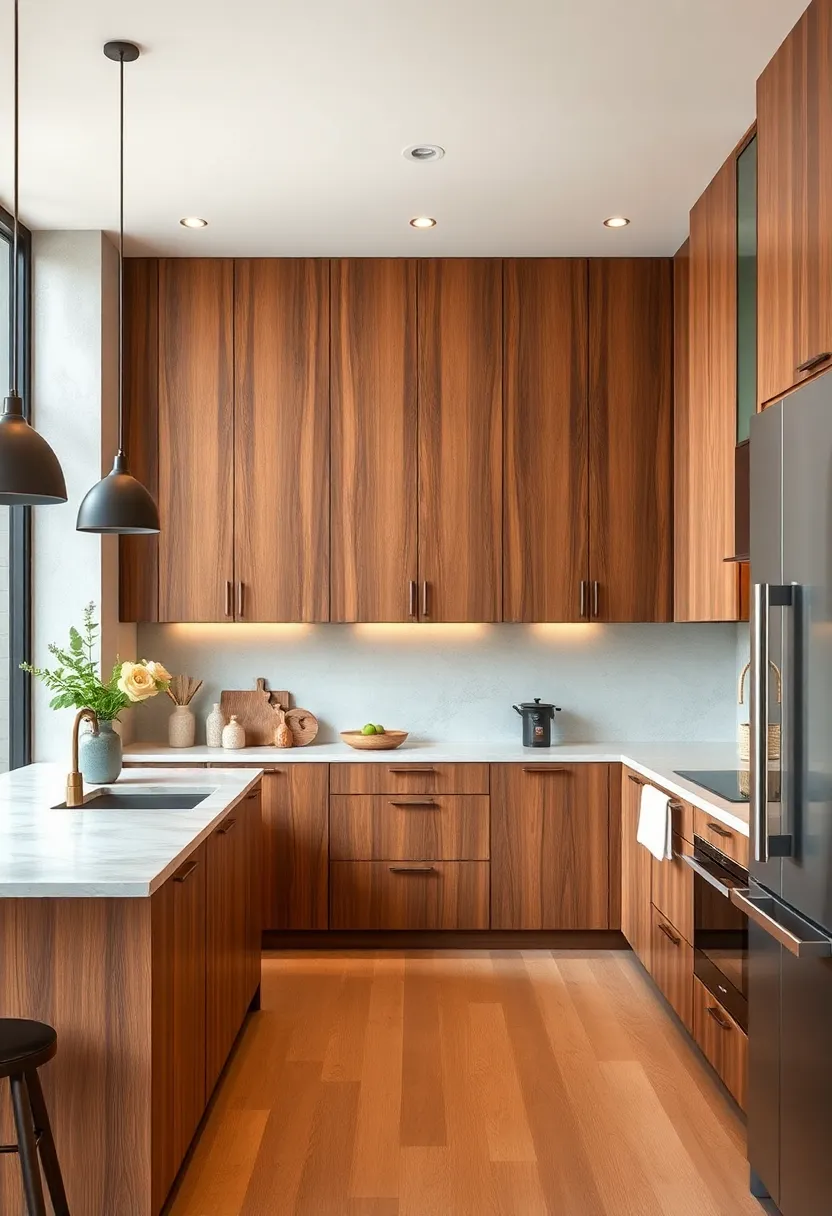 Reclaimed Teak Wood Cabinets That Add Warmth and Sustainability to Modern Kitchens