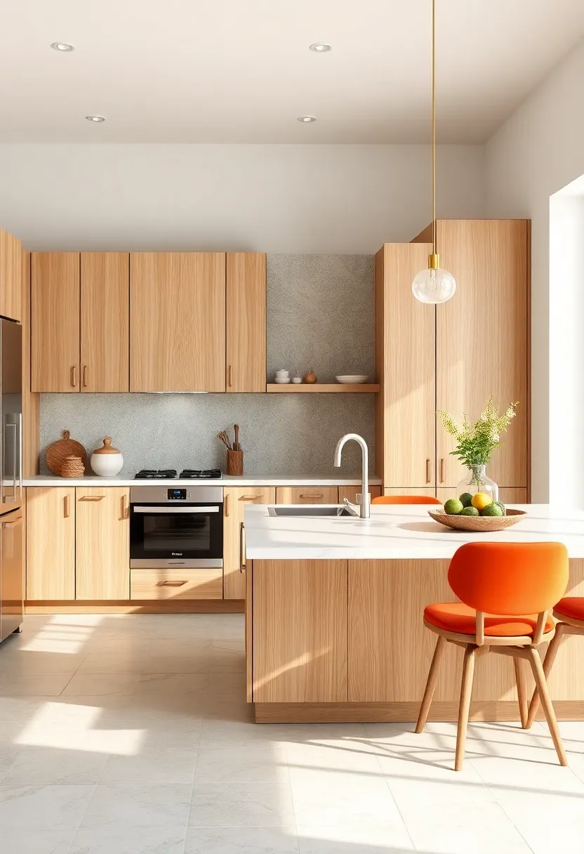 Whitewashed Oak Cabinets with Minimalist Hardware to Brighten and Modernize Your Kitchen