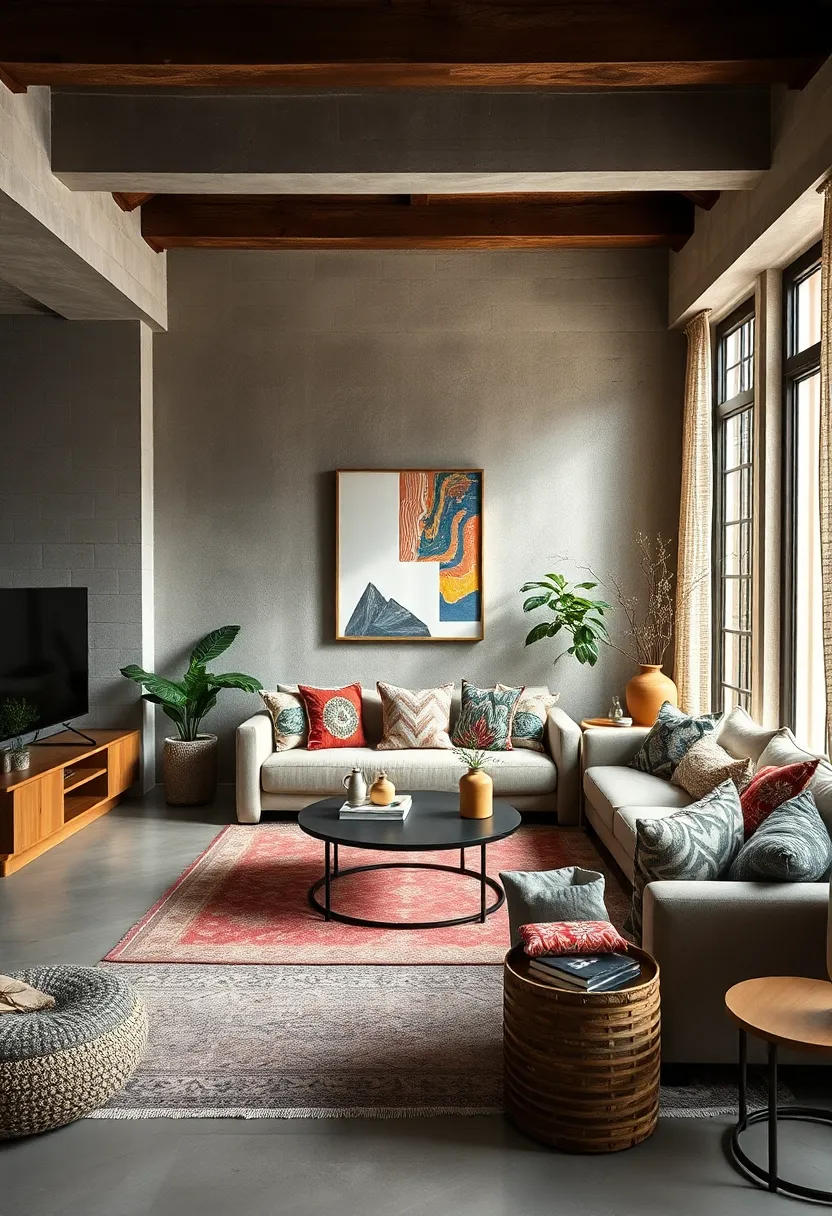 Mixed Patterns: Play with a variety of fabrics and prints for a curated but carefree look