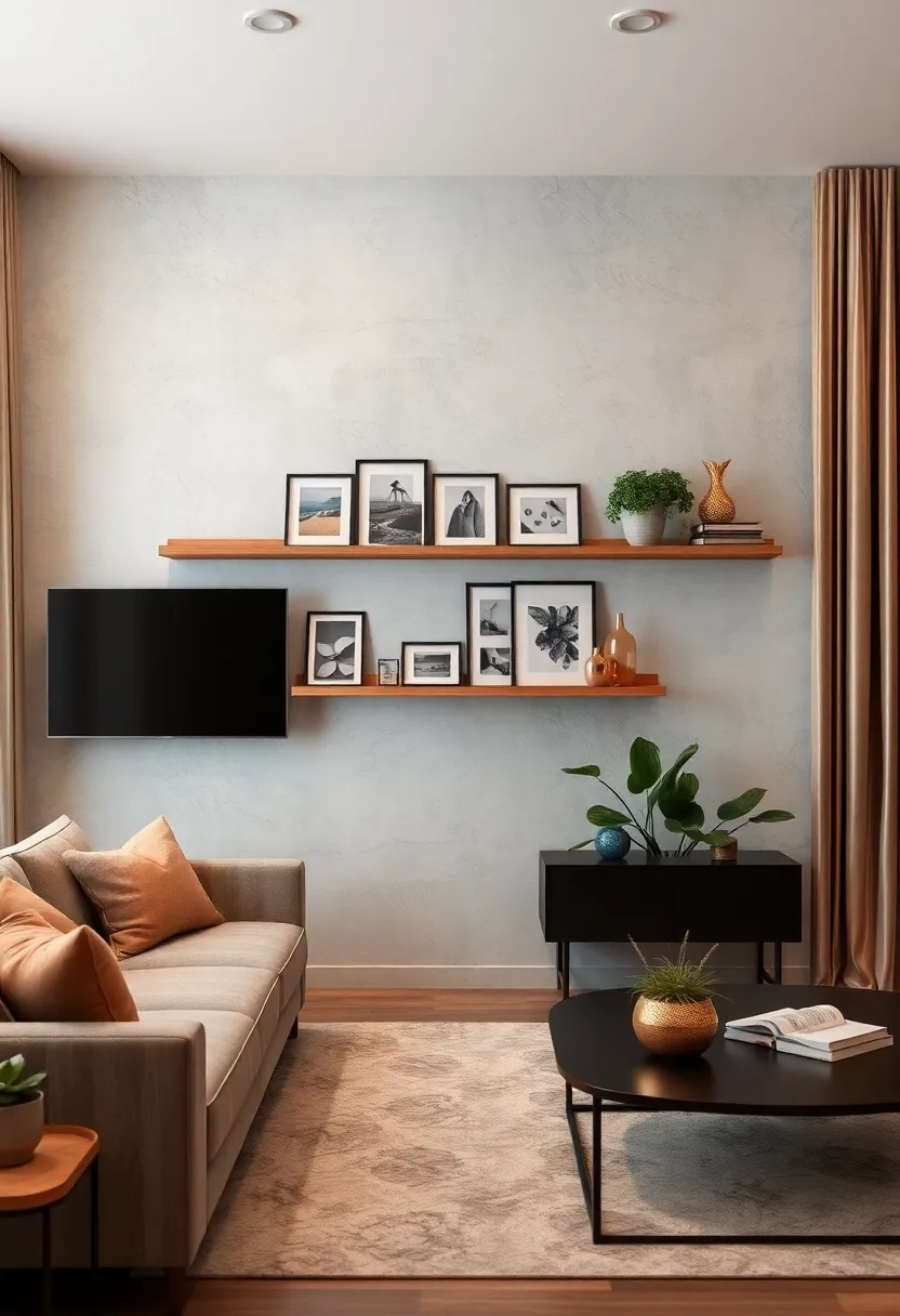 Shelves⁣ designed as picture ledges, ⁤ideal for rotating art and photographs with ease and style