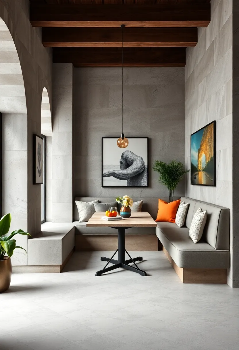 Compact Banquette designed for‍ Small Dining Areas