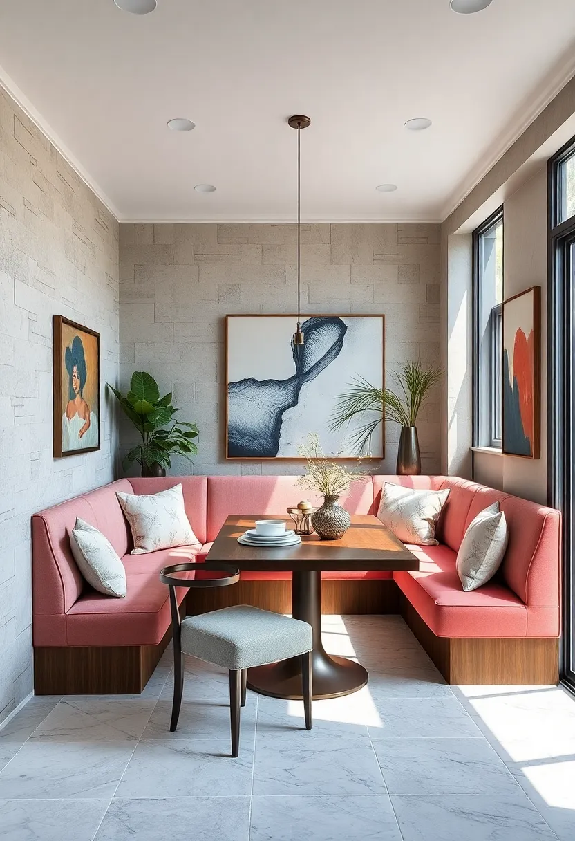 Cozy Corner Banquette⁢ with Built-In Storage