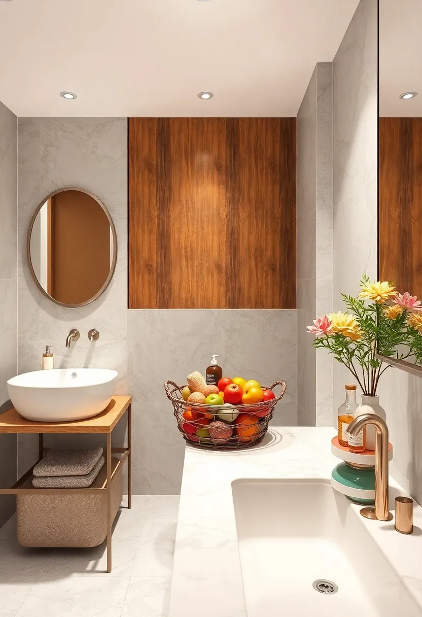 Repurpose a tiered​ fruit basket for vertically storing toiletries ⁢on ⁣the ‍countertop