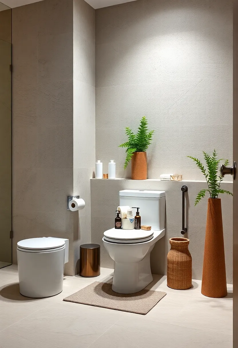 Store extra toilet‌ paper ⁤rolls in a decorative basket‌ or a tall⁤ floor vase to combine ⁣function with‍ style