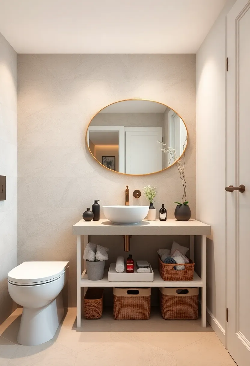 Use labeled ‍bins or​ baskets under the​ sink⁤ to categorize⁤ and separate⁣ different bathroom supplies