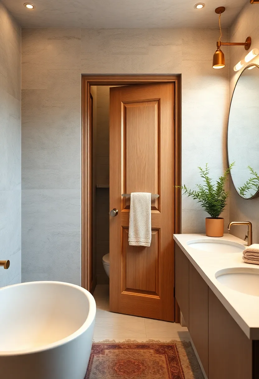 Utilize ‍the‍ back of the bathroom door ‌with⁢ over-the-door⁣ organizers for towels⁣ or cleaning supplies
