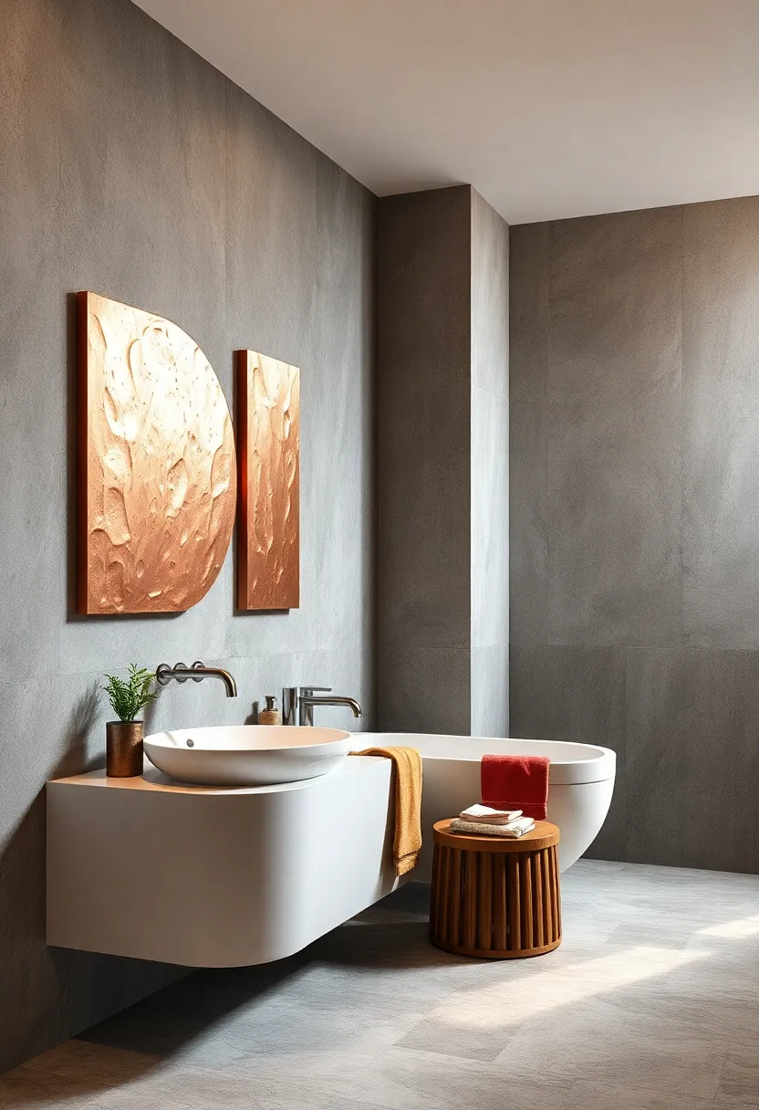 Metallic Accent Panels:​ Incorporate metal wall art in copper, gold, or brushed‍ nickel to introduce ​subtle shimmer and texture