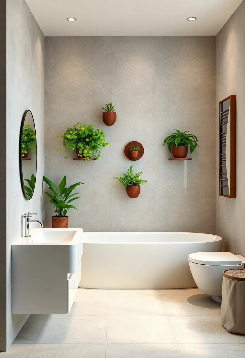 Wall-Mounted Planters with ‌Artistic⁢ Backsplashes:​ Combine greenery ‌with artistic mounts for a​ living piece ⁤of ​wall ​art