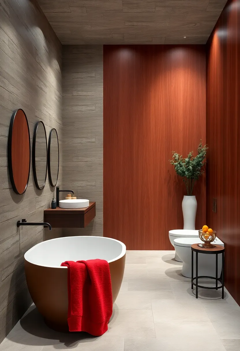 Smooth Cherry Elegance: Warm ⁢reddish-brown with a satin finish brings a refined, cozy‌ feel suitable for intimate spaces