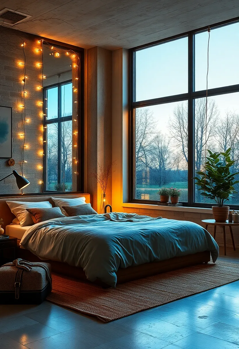 Drape Fairy Lights Around the Window Frame for Magical Evening Glow