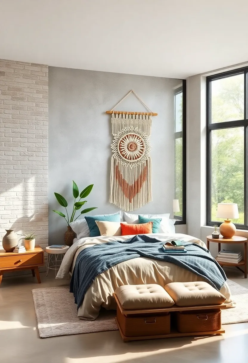 Hang Macrame Wall Art Around the Window for Boho-Chic Charm