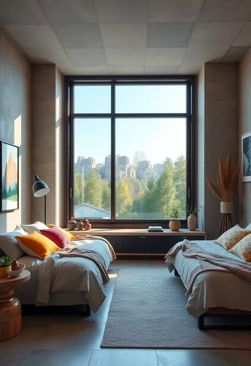 Paint the Window Frame a Contrasting Color to Make it a Design Feature