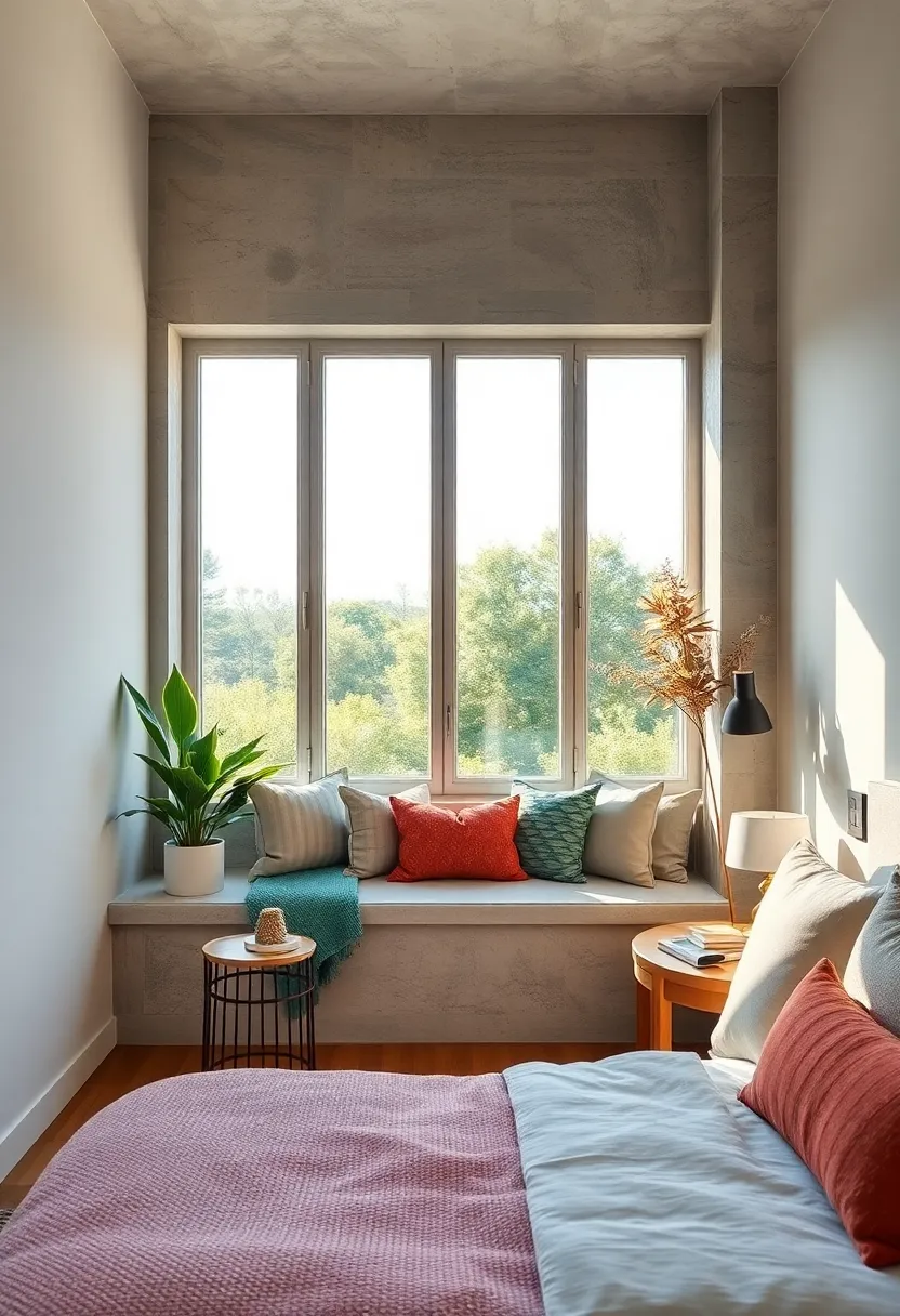 Place a Window Seat with Cushions to create a Relaxing Reading Nook